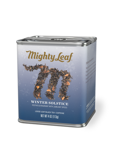 Mighty Leaf winter solstice tea - 4 oz loose leaf tin