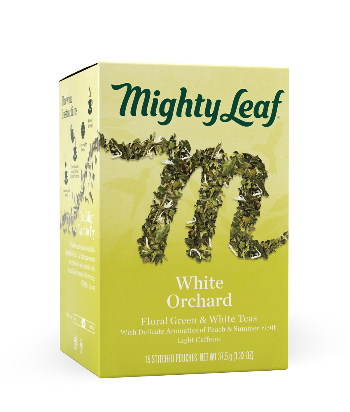 Mighty Leaf white orchard tea - 15 ct box