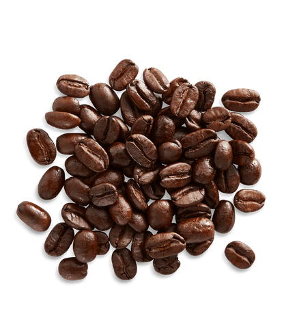 Peet's Decaf Holiday Blend Coffee beans shown up close with detail