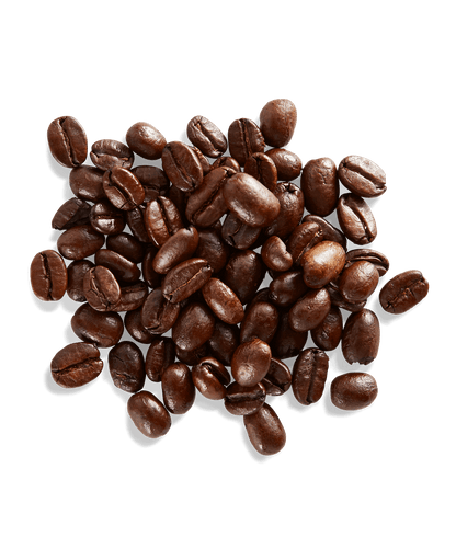 Peet's Gaia Organic Blend Coffee beans shown up close with detail